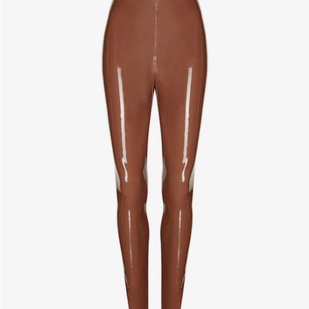 COMMANDO Faux leather shiny leggings S NWT as worn by Lindsey Vonn at Superbowl